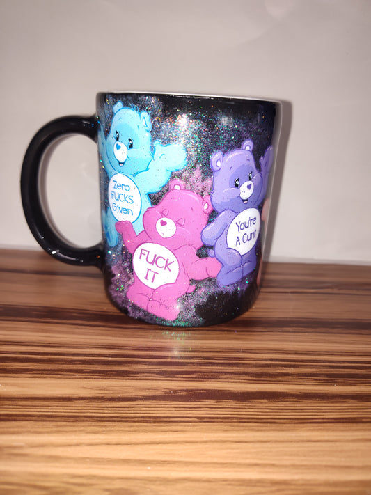 Custom made care bear coffee cup